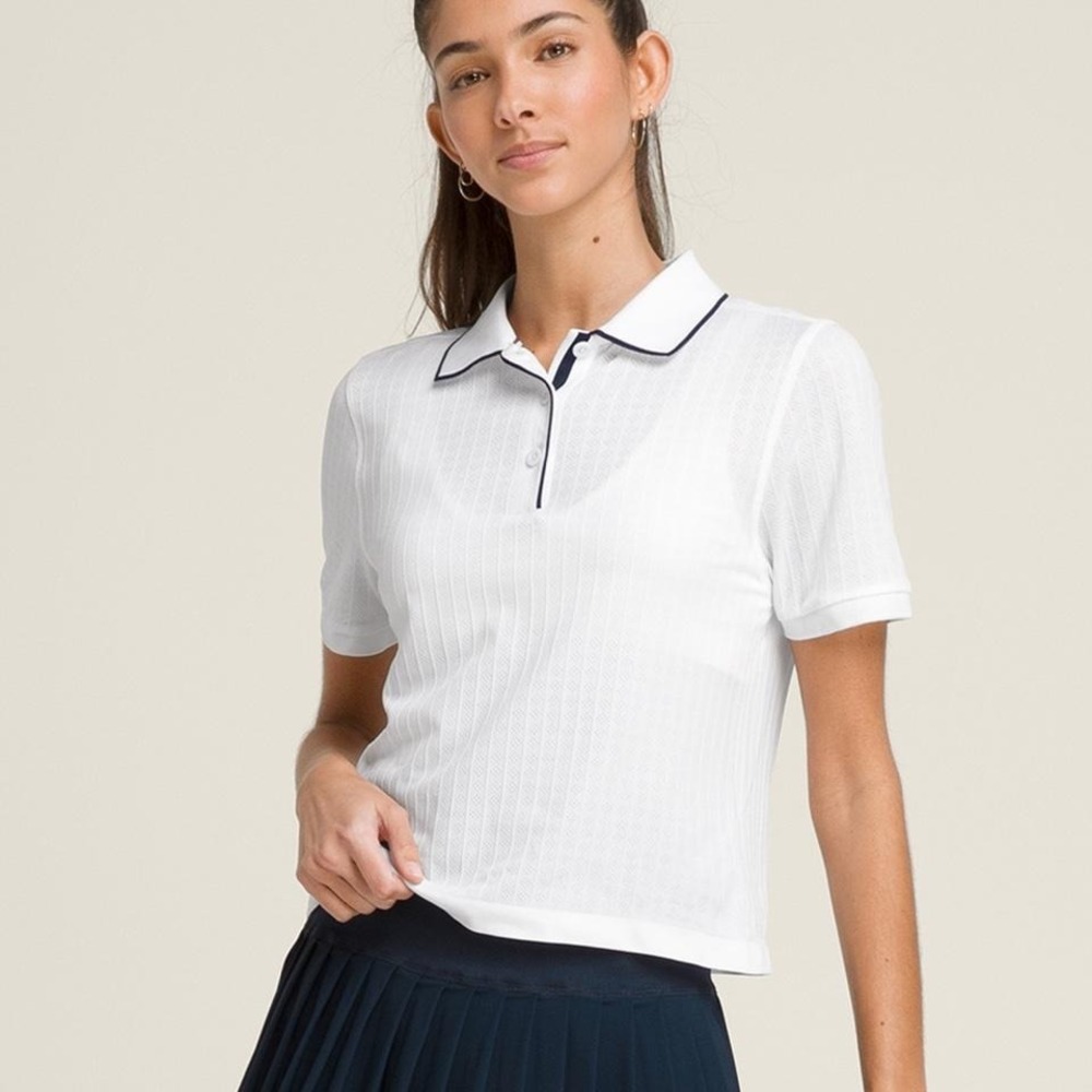 Wilson Center Court Seamless Polo Size Large NWOT